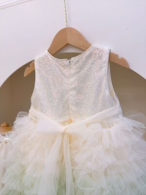 y1666 - Green Gradient Dress - 图片 5