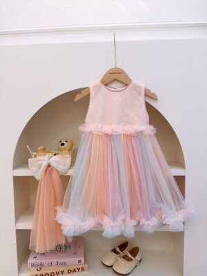 y1670 - Smudge Rainbow Dress - 图片 5