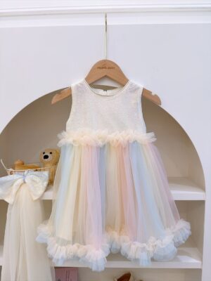 y1670 - Smudge Rainbow Dress - 图片 12
