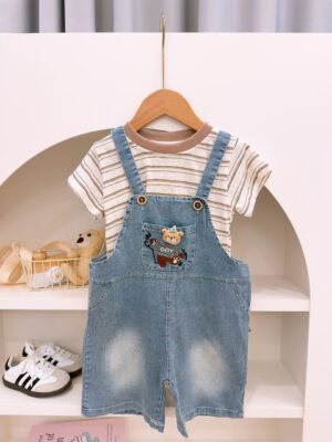 y1694 - DOY Bear Overall Set - 图片 4