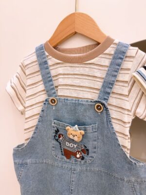 y1694 - DOY Bear Overall Set - 图片 5