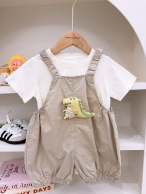 y1696 - 3D Crocodile Overall Set