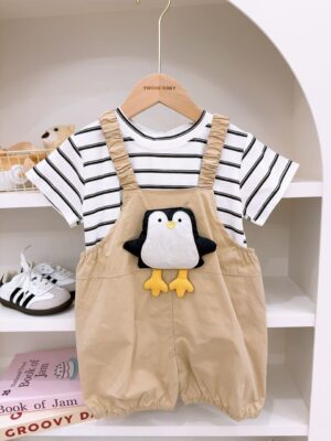 y1701 - Penguin Overall Set - 图片 3