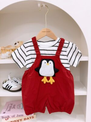 y1701 - Penguin Overall Set