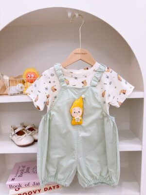 y1704 - 3D Twinkle Twinkle Overall Set - 图片 2