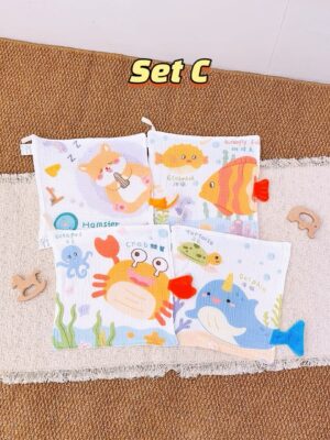 y1710 - Cute Animal Handkerchief - 图片 4