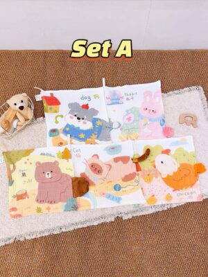 y1710 - Cute Animal Handkerchief - 图片 2