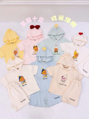 y1706 - Preorder Twinkle Twinkle Crush On You Hoodies Short Pants Set 预购 - 图片 3