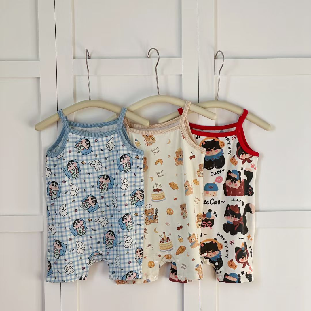 y1711 - Cute Cartoon Sling Jumper - 图片 5