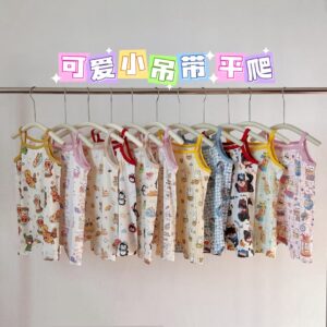 y1711 - Cute Cartoon Sling Jumper - 图片 2