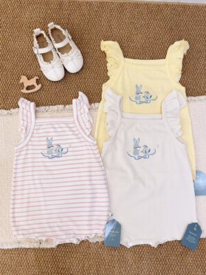 y1712 - Baby Girl Cartoon Flying Sling Jumper - 图片 18