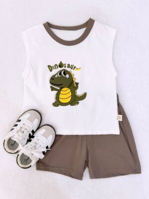 y1690 - 3D Cartoon Vest Set - 图片 3