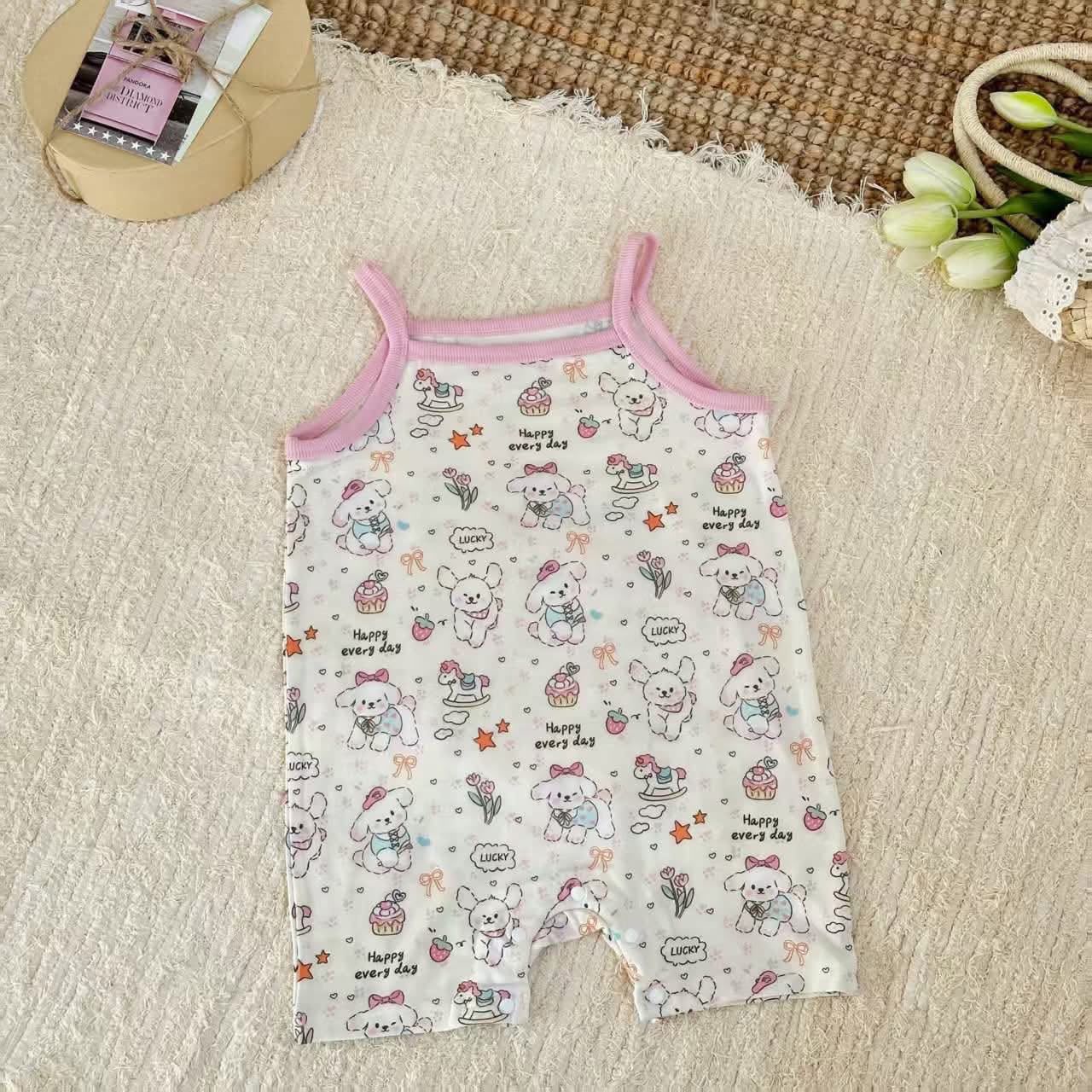 y1711 - Cute Cartoon Sling Jumper - 图片 11