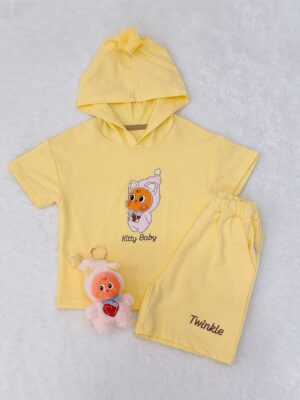 y1706 - Preorder Twinkle Twinkle Crush On You Hoodies Short Pants Set 预购 - 图片 4