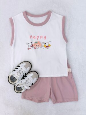 y1690 - 3D Cartoon Vest Set - 图片 5