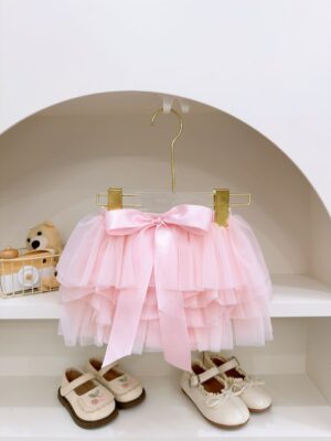 y1687 - Baby Girl Gauze Skirt - 图片 3