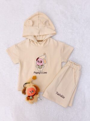 y1706 - Preorder Twinkle Twinkle Crush On You Hoodies Short Pants Set 预购 - 图片 9