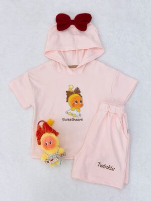 y1706 - Preorder Twinkle Twinkle Crush On You Hoodies Short Pants Set 预购 - 图片 10