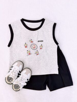y1690 - 3D Cartoon Vest Set - 图片 7
