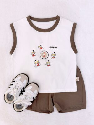 y1690 - 3D Cartoon Vest Set - 图片 9