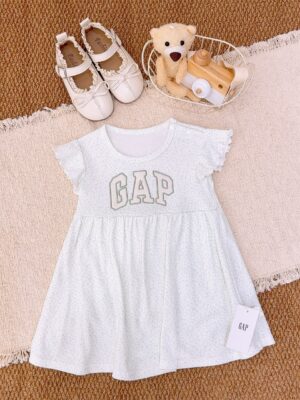 y1740 - Baby Girl Floral Romper Dress - Image 4