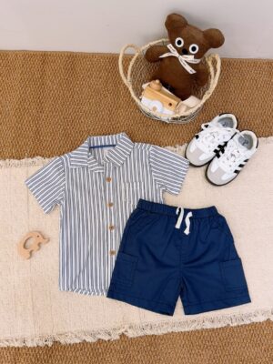 y1735 - Casual Baby Boy 2 in 1 Set - 图片 3