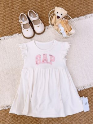 y1740 - Baby Girl Floral Romper Dress - Image 5