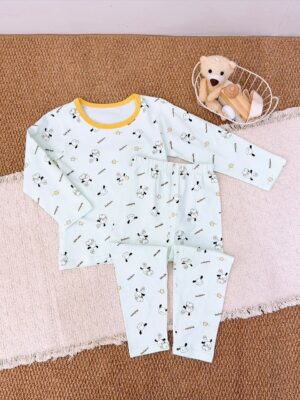 y1741 - Boy Full Print Lycra Sleepwear Pajamas - 图片 19