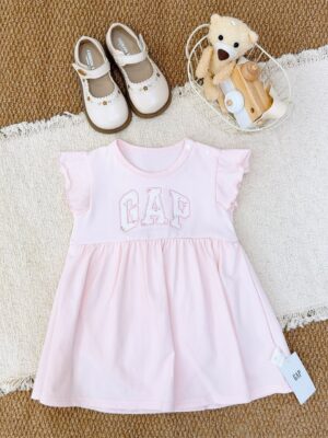 y1740 - Baby Girl Floral Romper Dress - Image 9