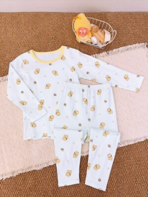 y1741 - Boy Full Print Lycra Sleepwear Pajamas - 图片 18