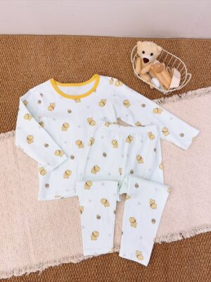 y1741 - Boy Full Print Lycra Sleepwear Pajamas - 图片 17