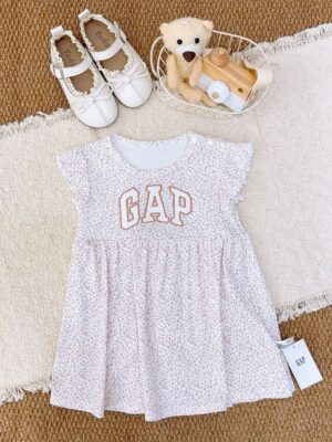 y1740 - Baby Girl Floral Romper Dress - Image 12