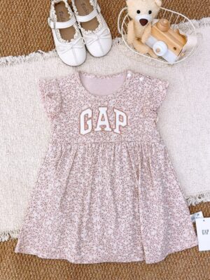y1740 - Baby Girl Floral Romper Dress - Image 14