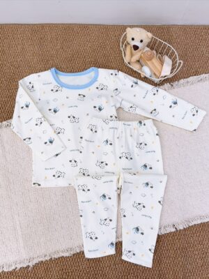 y1741 - Boy Full Print Lycra Sleepwear Pajamas - 图片 13