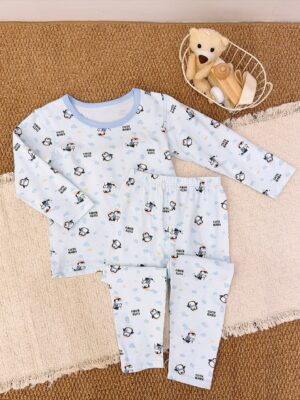 y1741 - Boy Full Print Lycra Sleepwear Pajamas - 图片 11