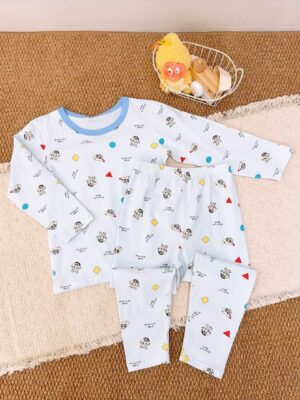 y1741 - Boy Full Print Lycra Sleepwear Pajamas - 图片 10