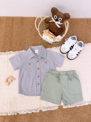 y1735 - Casual Baby Boy 2 in 1 Set - 图片 16