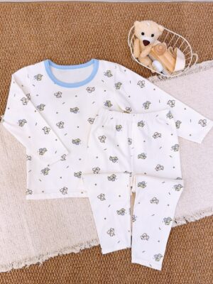 y1741 - Boy Full Print Lycra Sleepwear Pajamas - 图片 8