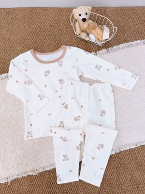y1741 - Boy Full Print Lycra Sleepwear Pajamas - 图片 6