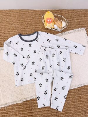 y1741 - Boy Full Print Lycra Sleepwear Pajamas - 图片 4