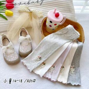 y1656 - Girl Stretch Pants (Small Cutting) - 图片 1