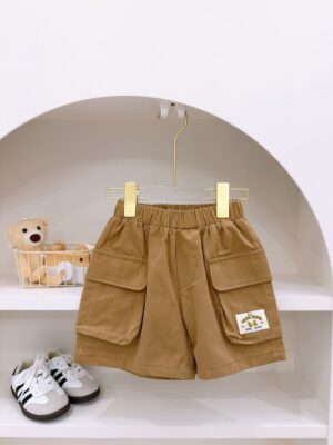 y1718 - Casual Color Cargo Pants - 图片 2