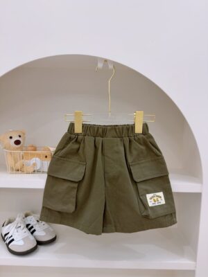 y1718 - Casual Color Cargo Pants - 图片 4