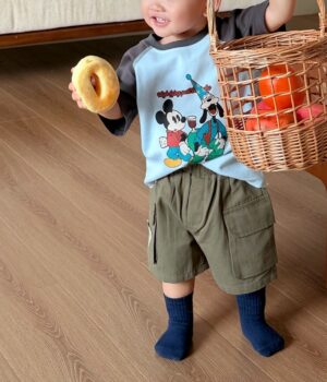 y1718 - Casual Color Cargo Pants - 图片 8