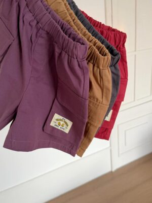 y1718 - Casual Color Cargo Pants - 图片 10