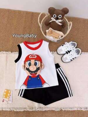 y1729 - 3D Blow Bubbles Sleeveless Set - 图片 9