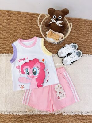 y1729 - 3D Blow Bubbles Sleeveless Set - 图片 7