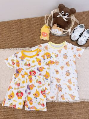 y1734 - Allover Print Cartoon Set - 图片 1