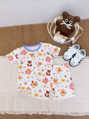 y1734 - Allover Print Cartoon Set - 图片 3
