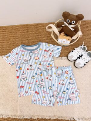 y1734 - Allover Print Cartoon Set - 图片 9